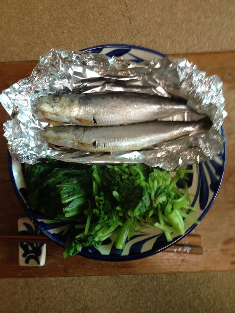 週末の糖質制限食な感じご飯 イワシ・ローストビーフ
