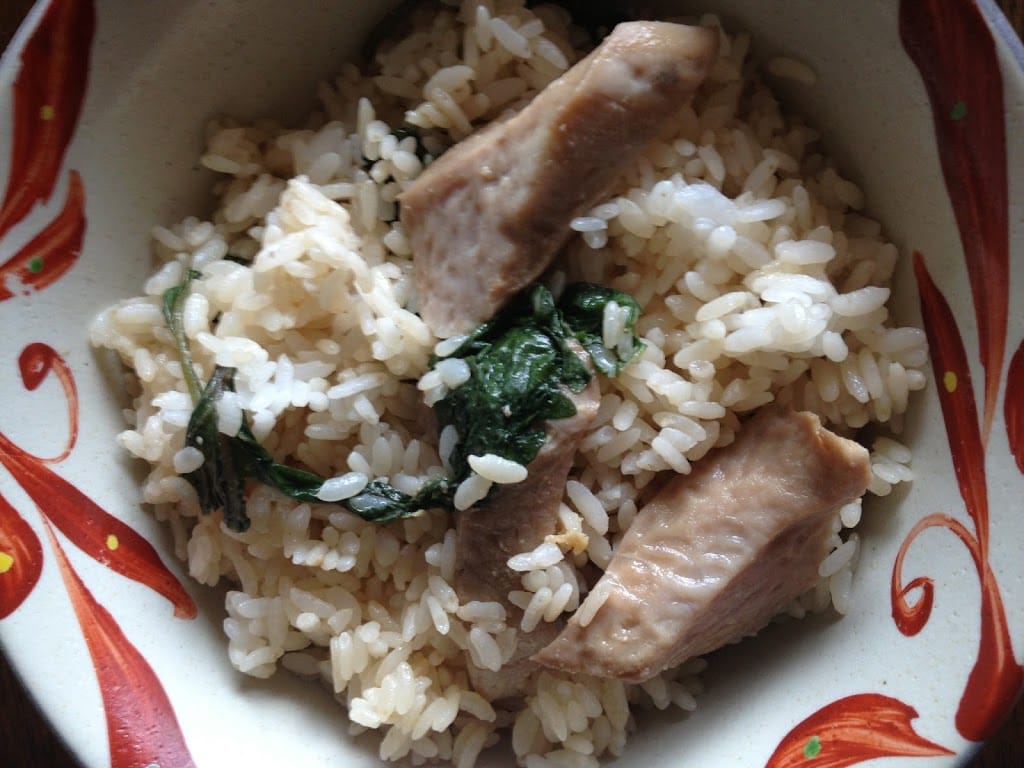 カツオのヅケ混ぜご飯　お弁当　オヤツ