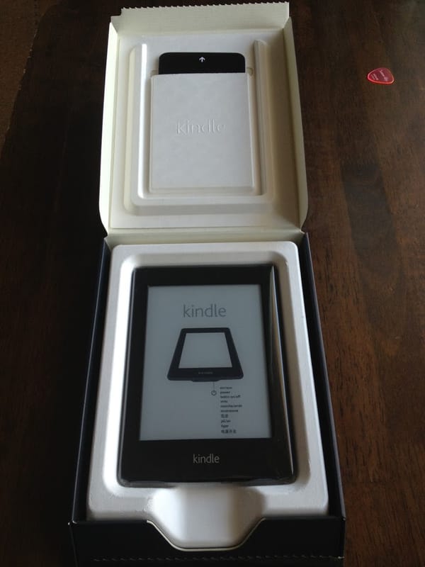 kndleが来た！ kndle paperwhite 3GS