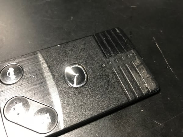 NCロードスターのカードキーの電池交換