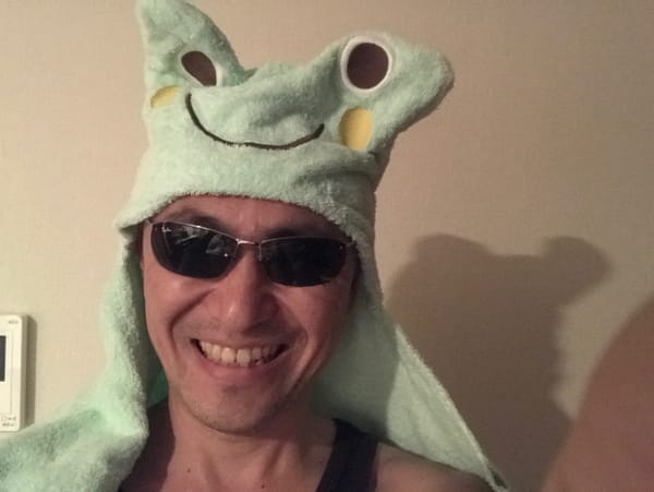 西松屋のフード付きタオル