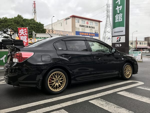 GJインプレッサG4（GJ3）のタイヤ交換をしたよー