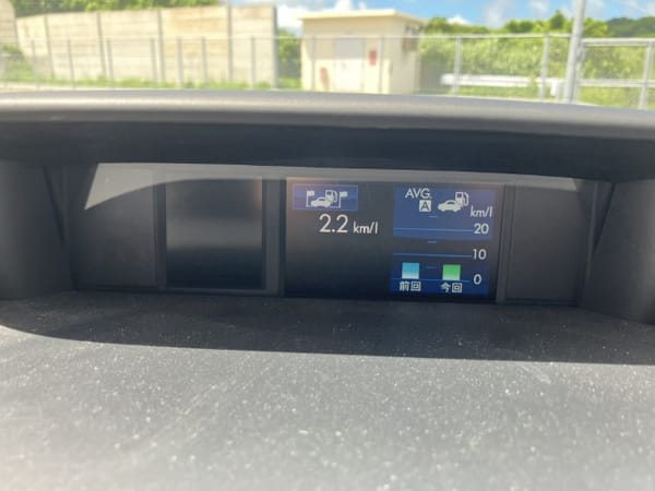インプレッサG4（GJ3：AWD/5MT）でジムカーナをすると燃費どのくらいになるのか？