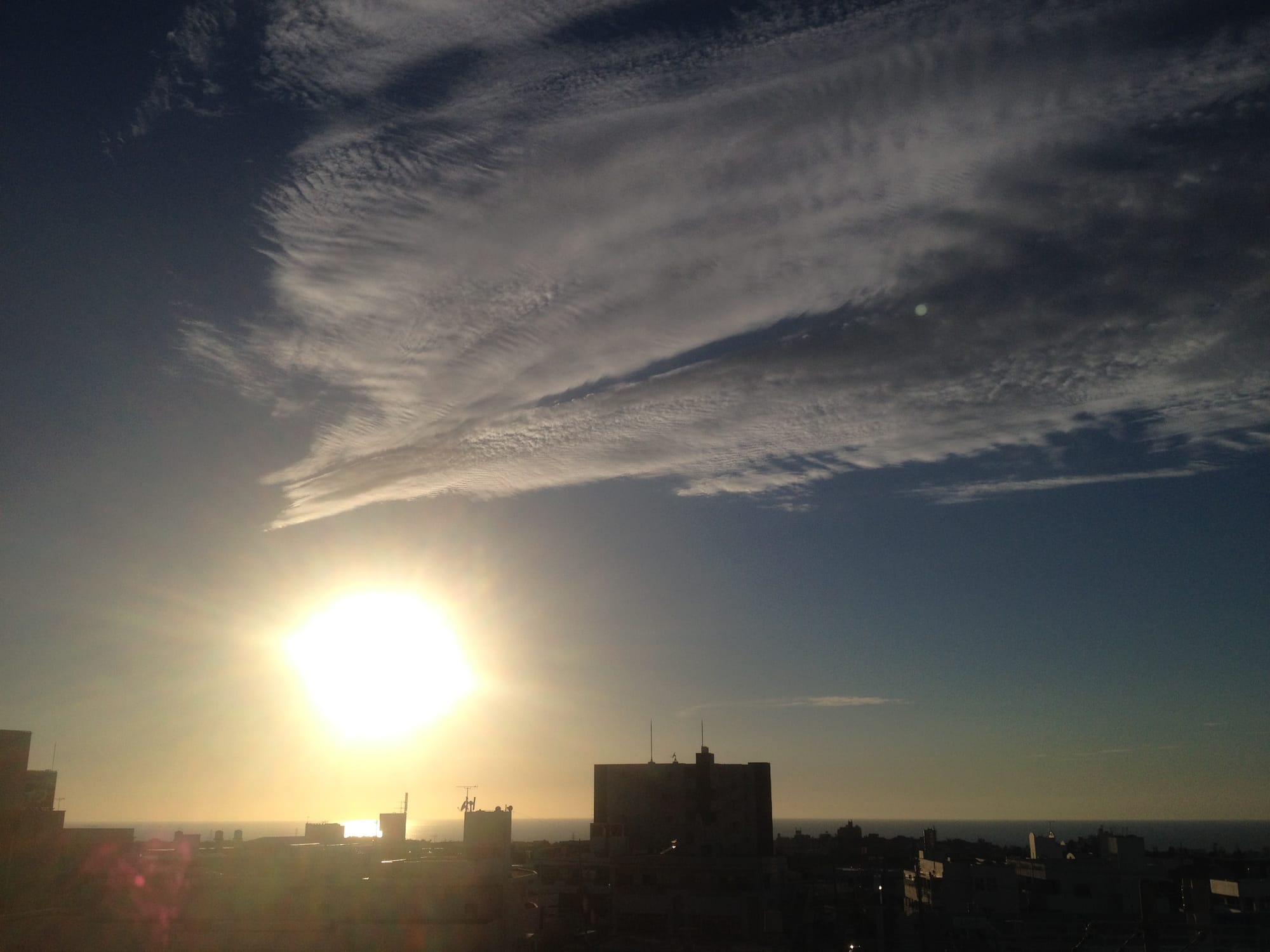 ちょっと前の空。